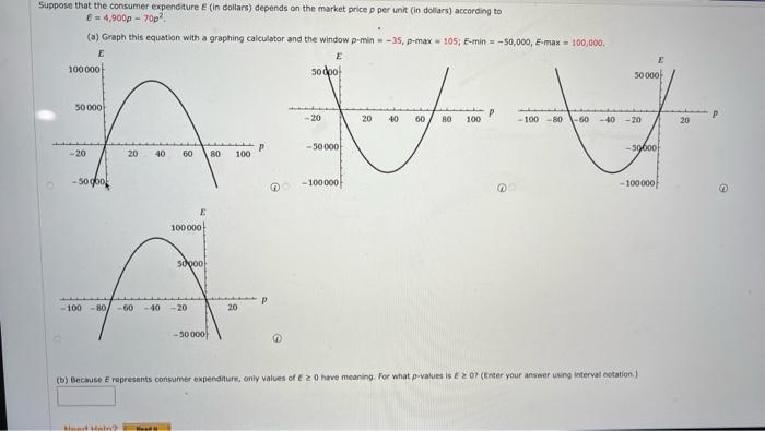 A Company Charting Its Profits Notices That The Relationship Between The Number Of Units Sold X And The Profit P Is 2