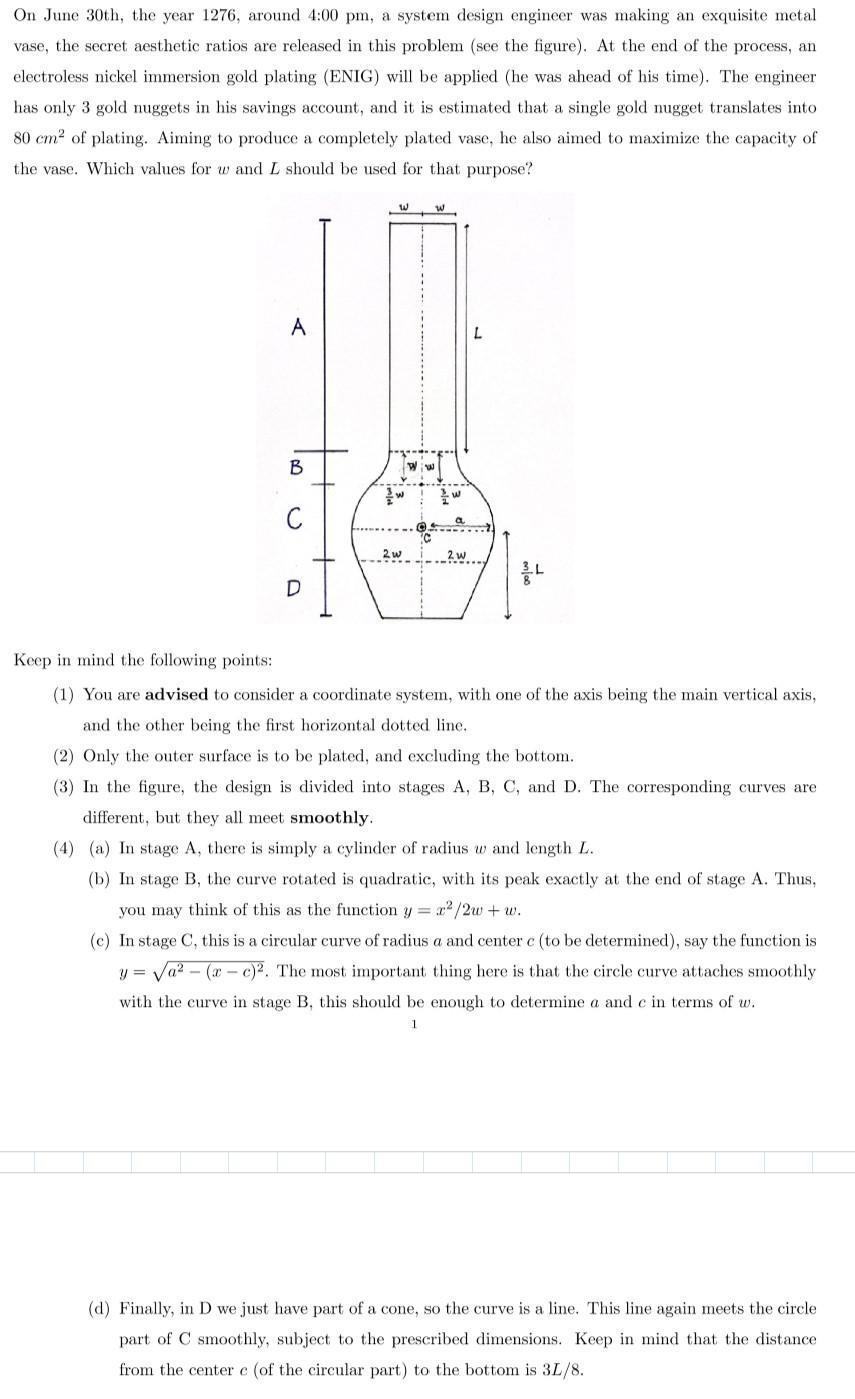 On June 30th The Year 1276 Around 4 00 Pm A System Design Engineer Was Making An Exquisite Metal Vase The Secret Aes 1