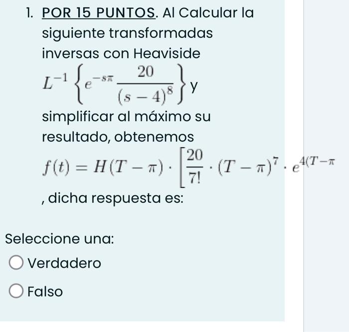 True Or False 1