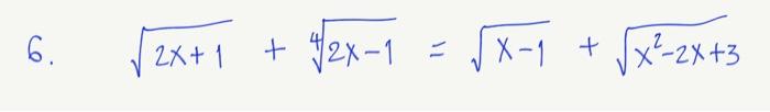 6 2x 1 42x 1 X 1 X 2x 3 1