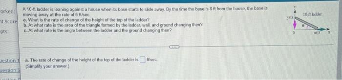 Assume That All Variables Are Implicit Functions Of Time T Find The Indicated Rate X2 3y2 2y 46 Dtdx 8 When X 5 And Y 2