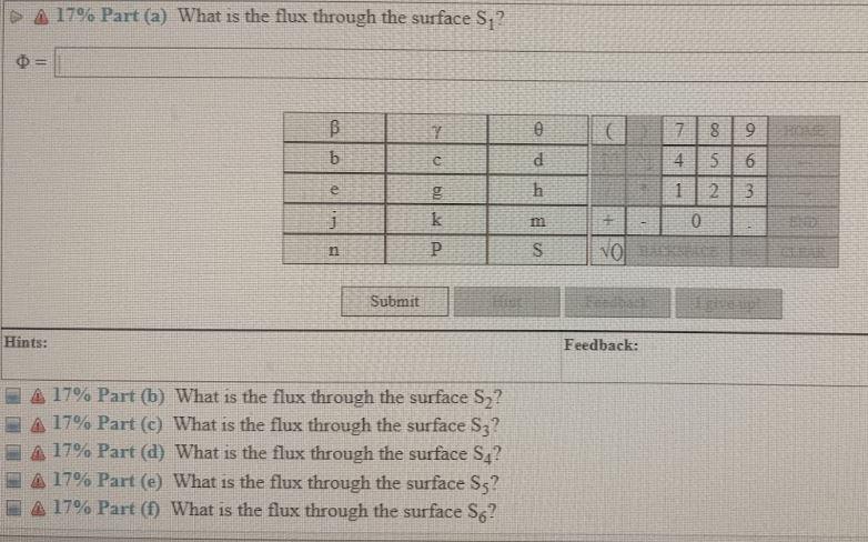 13 Problem 2 Determine The Electric Flux Through Each Surface Whose Cross Section Is Shown To The Right Si S Ss S4 2