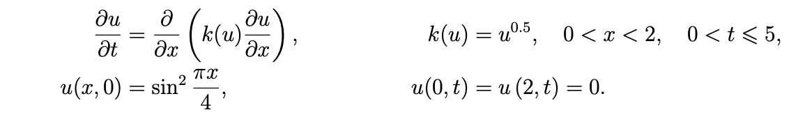 Build The Implicit Scheme And The Simplest Iterative Process For Quasilinear Equation 1