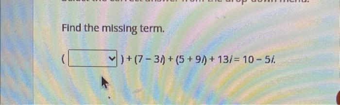 Find The Missing Term 7 3 5 9 13 10 5 2