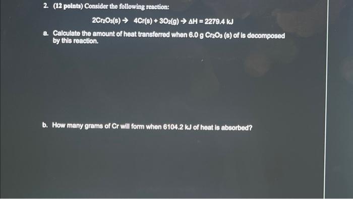 1 8 Points Calculate The Molar Concentration Of A 2 0 L Solution Containing 8 0 Moles Of Hcl 2 8 Points What Volu 3