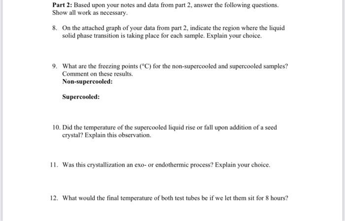 Melting Point Of Liquid 1 Non Supercooled 47 1 Degrees Celsius Melting Point Of Liquid 2 Supercooled 47 3 Degrees C 2
