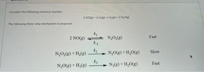 What Is The Oredicted Rate Law Of Reaction 1