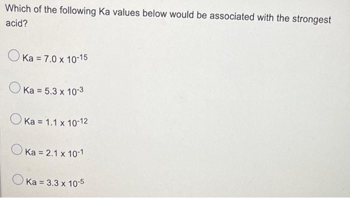 If A 0 15 M Aqueous Solution Of The Weak Acid Hf Has A Ph Of 5 12 What Is The Ka The Reaction Is Provided Below Hf 5