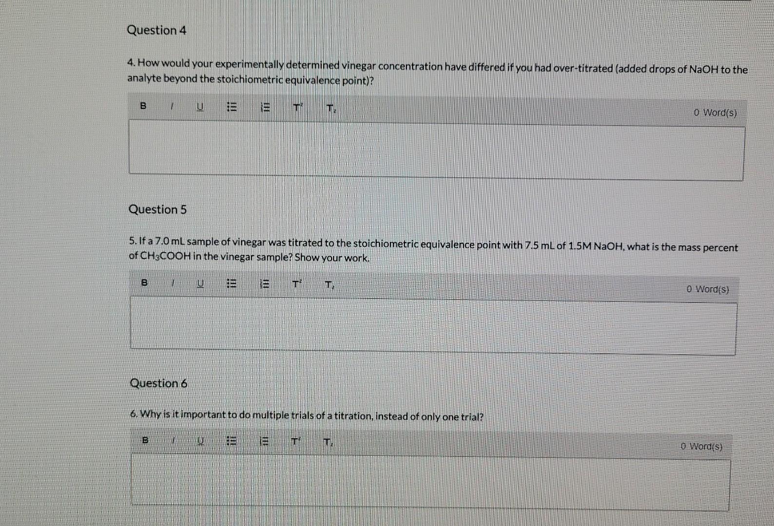 Exercise 1 Questions Question 1 1 If The Manufacturer Of The Vinegar Used In The Experiment Stated That The Vinegar Co 2