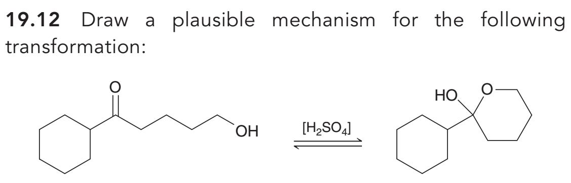 Conceptual Checkpoint 19 12 Draw A Plausible Mechanism For The Following Transformation 1