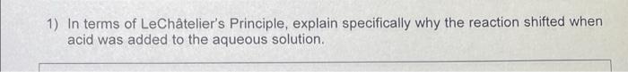 Removed The Position Of Equilibrium Will Shift Back To Reactants Therefore For An Endothermic Reaction As The Temper 2