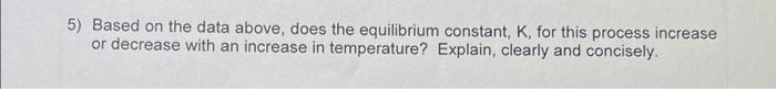 Removed The Position Of Equilibrium Will Shift Back To Reactants Therefore For An Endothermic Reaction As The Temper 7
