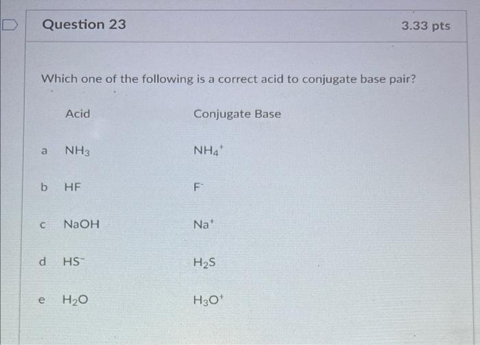 Which Of These Is Are True I H2 O Is Amphoteric Ii Hcl Is An Arrhenius Acid Because It Produces H Ions In Aqueous Sol 2
