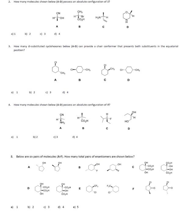 13 How Many Total Choices Below A D Are For The Enantiomer Of The Amino Acid Shown In The Box A 1 B 2 A 1 B 2 C 2