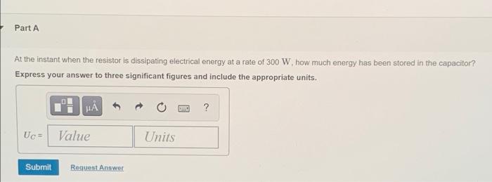 A 8 00 Uf Capacitor That Is Initially Uncharged Is Connected In Series With A 4 00 12 Resistor And An Emf Source With E 2