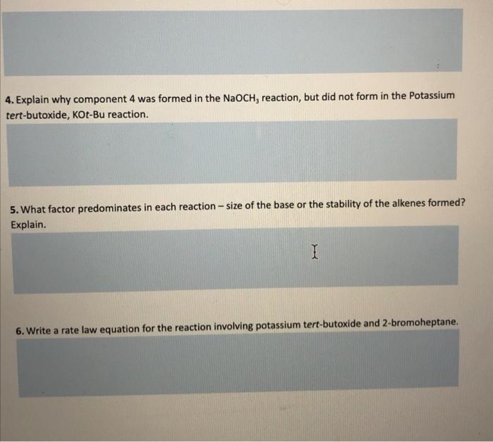 I Prelab Exercise Predict The Products Of The Following Reactions And Indicate Which Is Likely To Be The Major Product 4