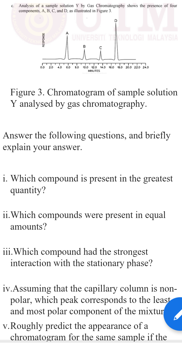 A Describe Two 2 Aspects Of Capillary Electrophoresis Ce That Are Different With Hplc 2 Marks B You Are Given A 2