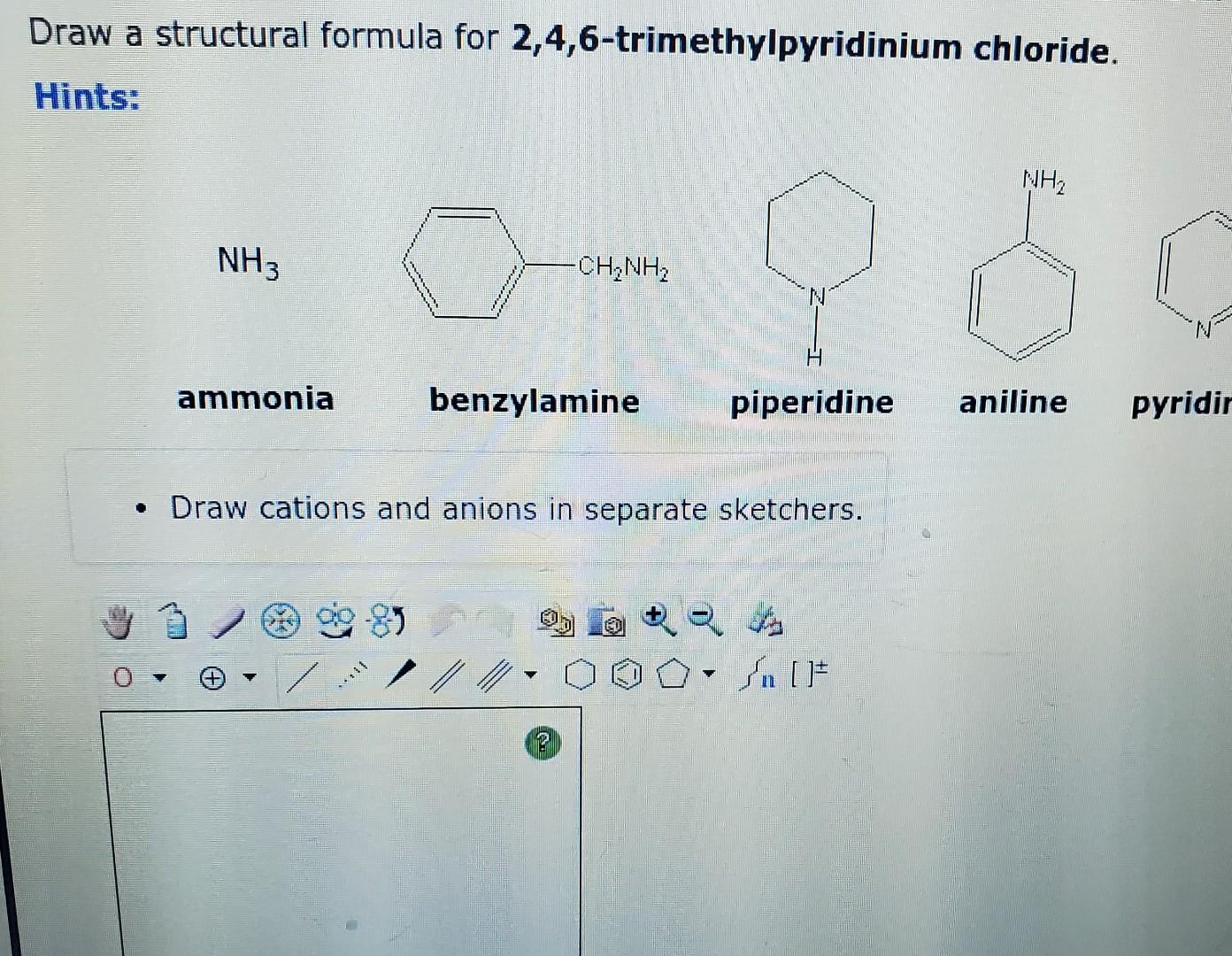 Draw A Structural Formula For 2 Methylpiperidinium Bromide Hints Nh3 Ammonia Do Gj Chinh Benzylamine Nh Pipe 2