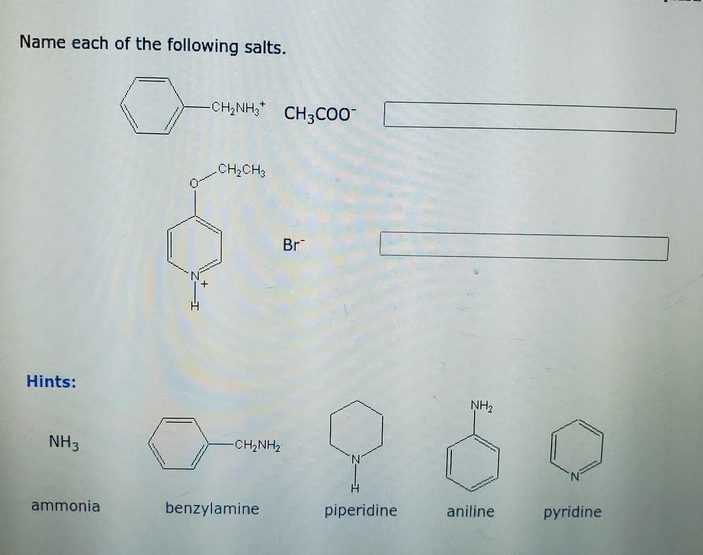 Draw A Structural Formula For 2 Methylpiperidinium Bromide Hints Nh3 Ammonia Do Gj Chinh Benzylamine Nh Pipe 3