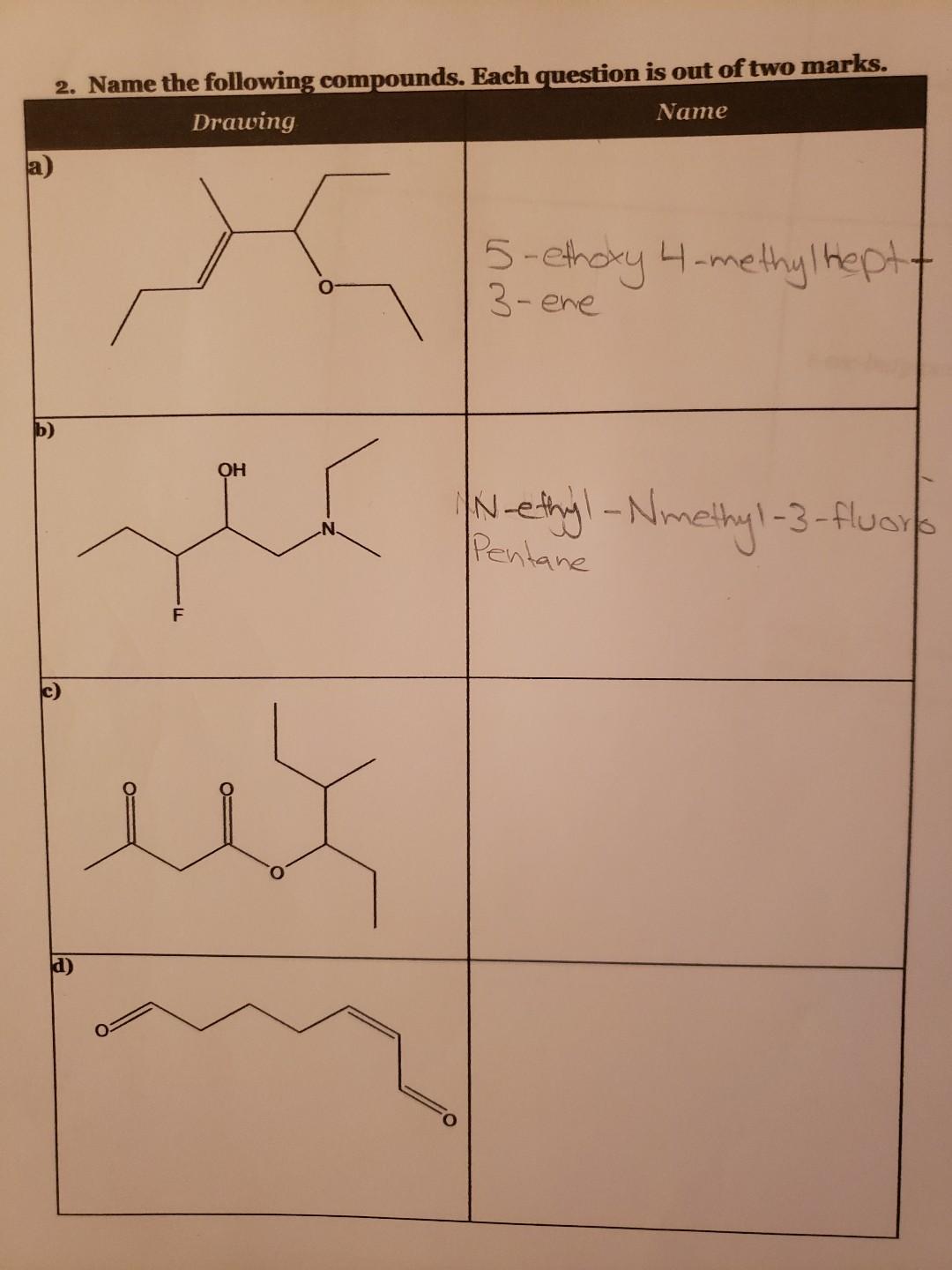 1 1 4 5 Ditert Butyldecane 2 3 Dione 1 Sec Butylpentyl 2 Methylpropanoate Trans 4 Amino 4 Ethyl Hepla 2 6 Dienamide 21 2