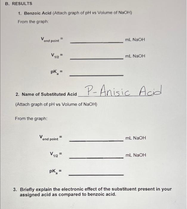 A Titration Data For Benzoic Acid 3 863 77 3 Ml4 35 4 3717 Ml4574aml 18 Ml4 6246 Ml 3 993 95 5 Ml4 Ml 4 384 38 20 Ml 3
