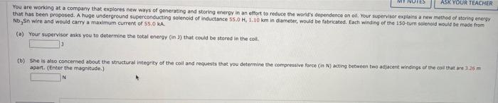 Nuies Ask Your Teacher You Are Working At A Company That Explores New Ways Of Generating And Storing Energy In An Effort 1