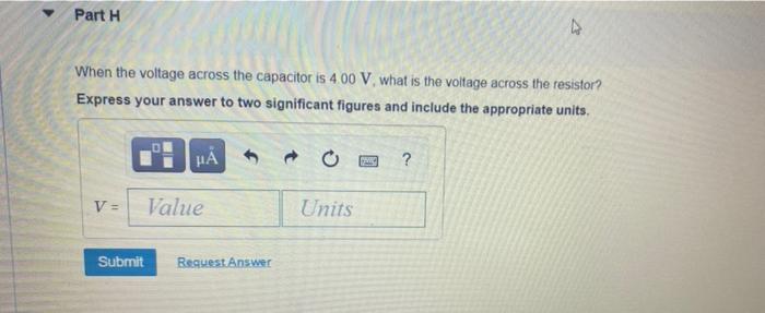 You Set Up The Circuit Shown In Figure 1 Where C 4 40 X 10 6f At Time T 0 You Close The Switch And Then Measure Th 2