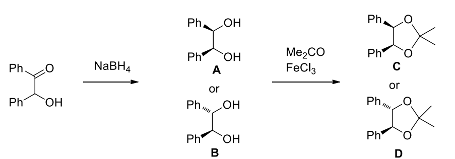 We Start With A Racaemic Mixture Of R And S Benzoin But Obtain Only One Diol Product Upload An Image Showing The Re 1