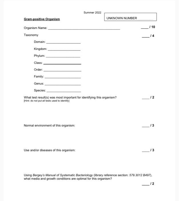 Ost Olanoma State University Oklahoma City Name Morphology Complete Every Box Fermentation A Acid G Gas K Alkaline 2