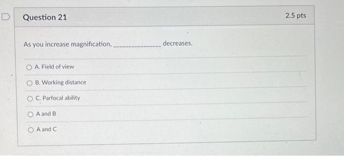 D D Question 19 Which Of These Can Not Be Measured By A Spectrophotometer Absorbance Turbidity Optical Density Most Pro 2