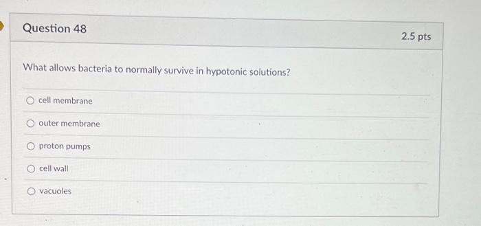 D Question 46 What Is The Average Ratio Of Bacteria To Human Cells In The Human Bosy O 1 000 To 1 100 To 1 10 To 1 1 To 2