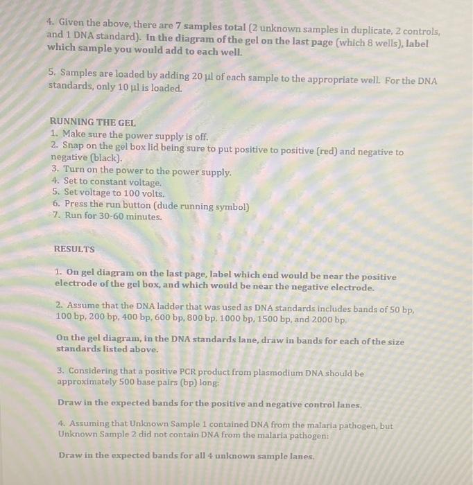 Mat D Painter Font 154 G What Is The Purpose Of Adding The Loading Dye To The Samples 3 Dna Size Standards Are Prepare 2