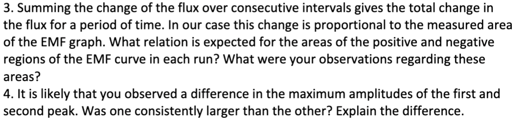 3 Summing The Change Of The Flux Over Consecutive Intervals Gives The Total Change In The Flux For A Period Of Time In 1