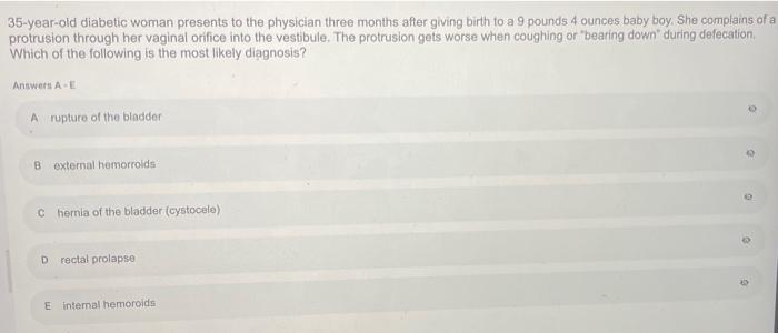 A 45 Year Old Female Comes To Your Office With A Large Abdominal Mass After Determining That It Is An Ovarian Tumor Su 3