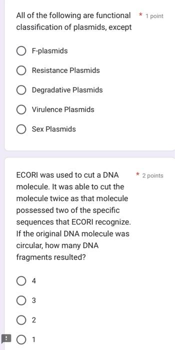 Molecules Containing Dna 1 Point Sequences Derived From More Than One Source Are Referred To As Recombinant Dna Molecu 3