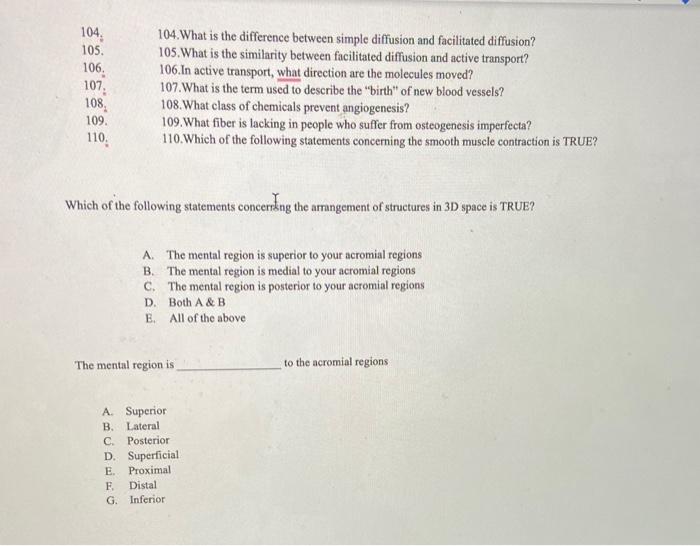 104 105 106 107 108 109 110 104 What Is The Difference Between Simple Diffusion And Facilitated Diffusion 105 1
