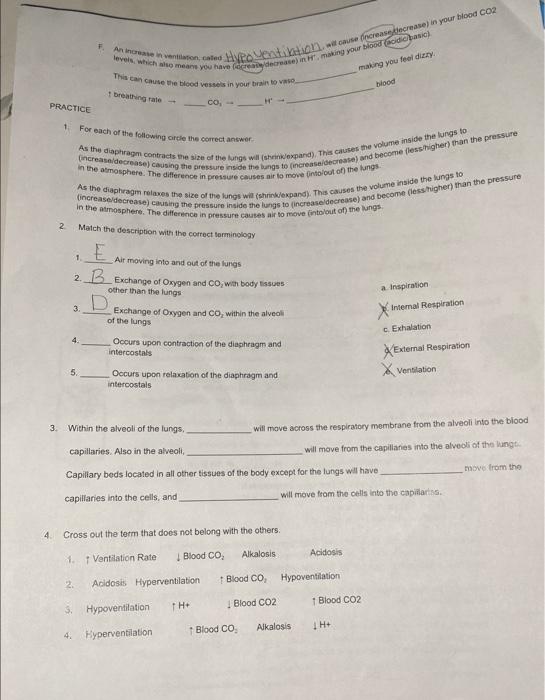 Practice 1 2 3 F 4 For Each Of The Following Circle The Correct Answer In The Atmosphere The Difference In Pressure 1