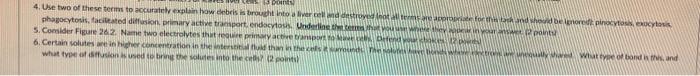 Ceas Is Points 4 Use Two Of These Terms To Accurately Explain How Debris Is Brought Into A Liver Cell And Destroyed Lea 1