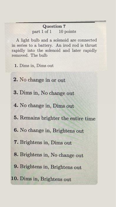 Question 2 Part 1 Of 1 10 Points Two Identical Parallel Sections Of Metal Rods Are Connected Parallel To A Battery As Sh 4