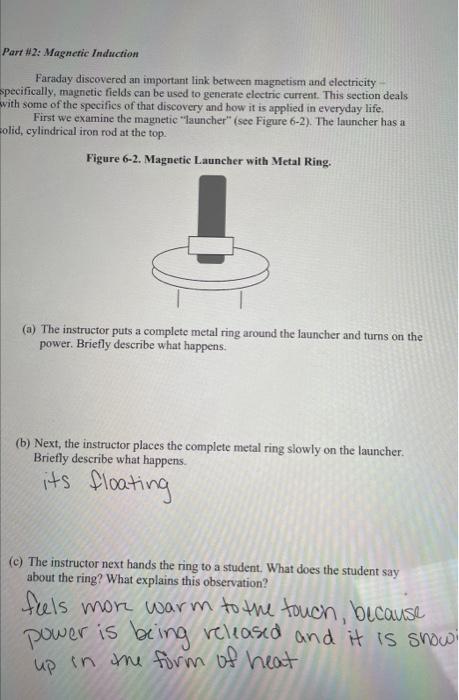 Part 12 Magnetic Induction Faraday Discovered An Important Link Between Magnetism And Electricity Specifically Magn 1
