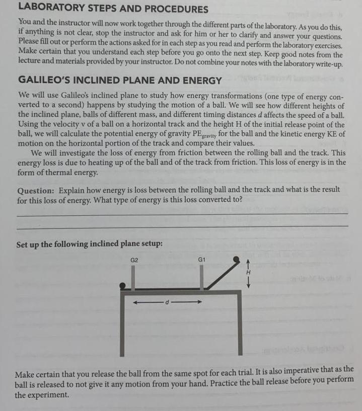 Laboratory Steps And Procedures You And The Instructor Will Now Work Together Through The Different Parts Of The Laborat 1