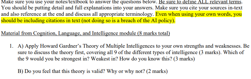 Make Sure You Use Your Notes Textbook To Answer The Questions Below Be Sure To Define All Relevant Terms You Should Be 1