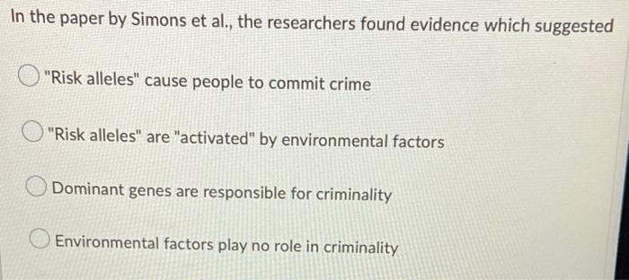 Please Answer All Of These Question From Criminology 1 2 3 3