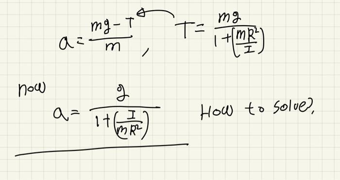 A Mmg T T 1 Imr2 Mg Noll A 1 R2i G How To Solve 1