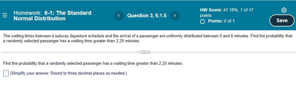 The Waiting Times Between A Subway Departure Schedule And The Arrival Of A Passenger Are Uniformly Distributed Between 0 1