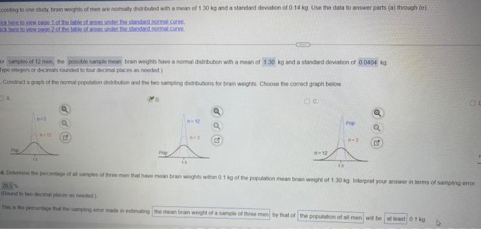 Bean Wegghts Have A Nocmal Distributon Wih A Mean Of Kg And A Standard Deviation Of Constrict A Graph Of The Nomal Poput 1