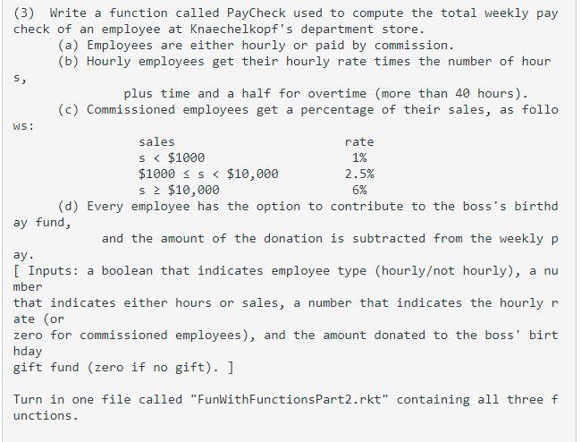 Writing Scheme Functions With Decisions Using If Or Cond Here Is My Code 1