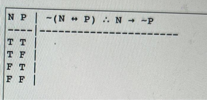Begin Tabular Lll Hlineh K Hline T T T F F T F F End Tabular Begin Ta 6
