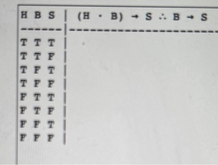 Begin Tabular Lll Hlineh K Hline T T T F F T F F End Tabular Begin Ta 7
