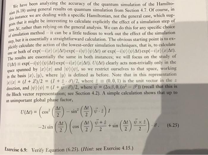 From Nielsen And Chuang S Quantum Computation P 259 Even Though There S An Answered One On Chegg I Need More Details 1
